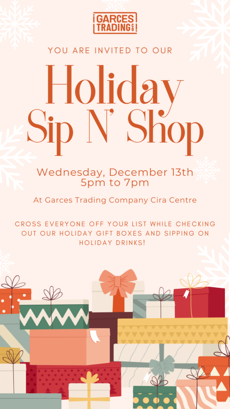 Holiday Sip N' Shop 